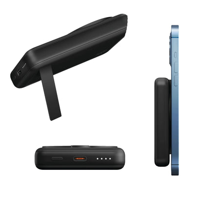 Energea Magpac Mini 10000mAh Magsafe Compatible PD20W With Built-In Stand - Blue (Barcode: 6957879461637 ) - Forexengineer -Malaysia- 6957879461637