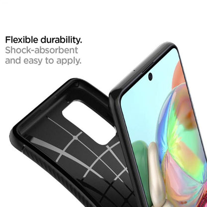 Spigen Rugged Armor for Samsung Galaxy A71 - Matte Black - Forexengineer -Malaysia- 8809685624271