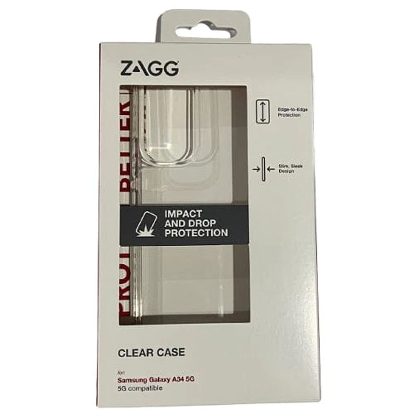 ZAGG Clear Case for Samsung Galaxy A34 (Barcode: 840056179905 )