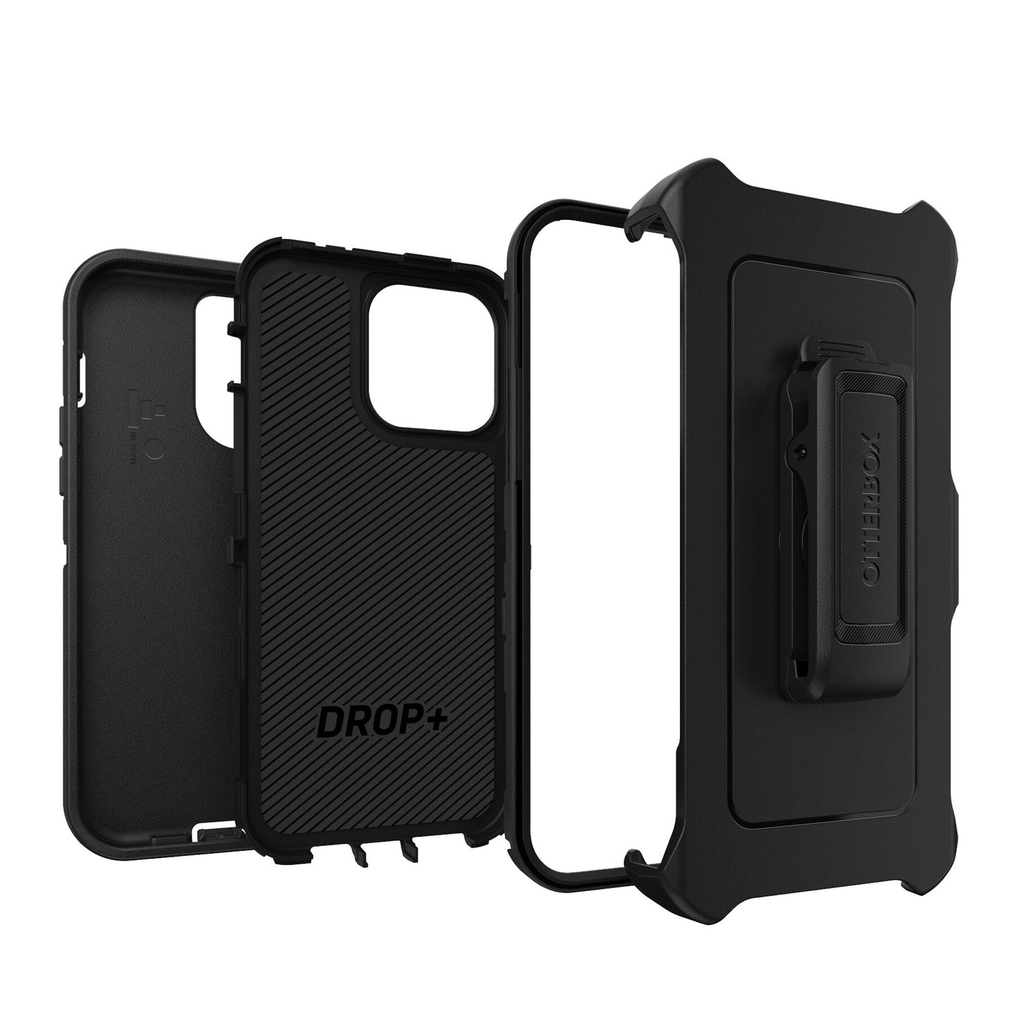 Otterbox Defender Series for iPhone 14 Pro Max - Black (Barcode: 840262380041 ) - Forexengineer -Malaysia- 840262380041