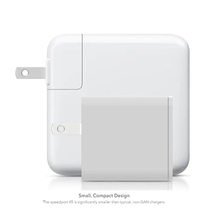 Mophie Speedport 45W GaN - USB C PD Dual Port - White (Barcode: 840056158221 ) - Forexengineer -Malaysia- 840056158221