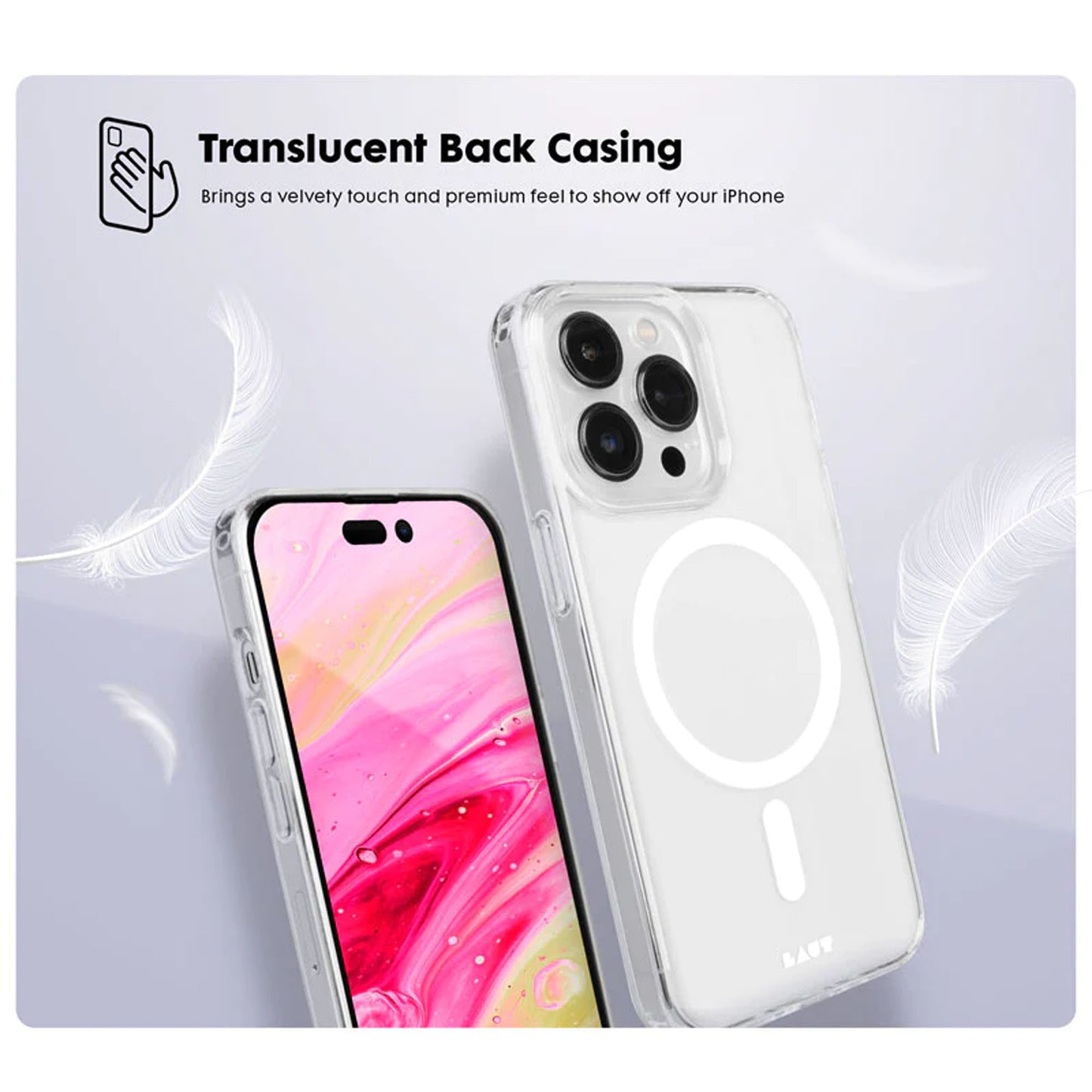Laut Crystal-M ( Magsafe ) for iPhone 14 Pro Max - Crystal (Barcode: 4895206929370 )