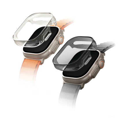 UNIQ Garde Case for Apple Watch Ultra 49mm with build in screen protection - Smoked (Tinted Grey)