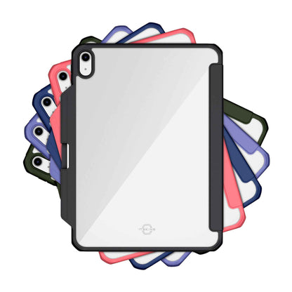 ITSKINS Hybrid R Solid Folio for iPad A16 11th Gen ( 2025 ) / iPad 10.9” 10th Gen ( 2022 ) -  Drop Protection Up to 1.5m  - Pink (Barcode: 4894465488383 )