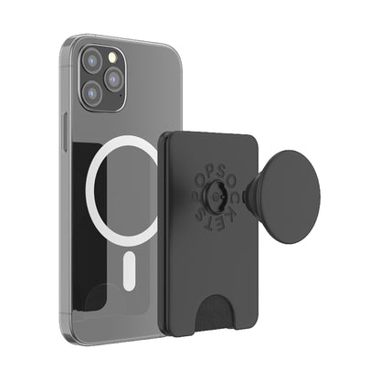 PopSockets PopWallet+ for Magsafe - Black (Barcode : 840173715680 ) - Forexengineer -Malaysia- 840173715680