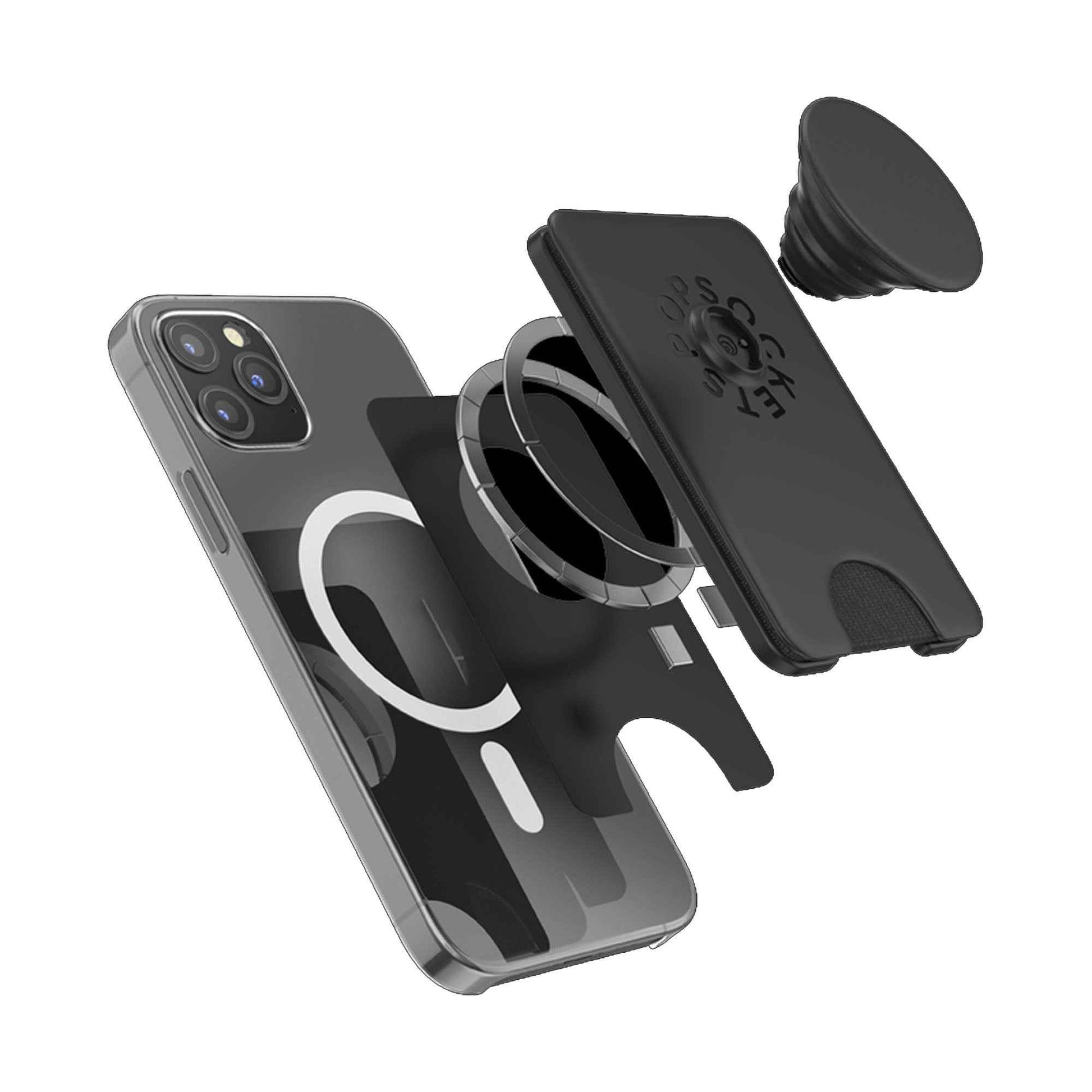 PopSockets PopWallet+ for Magsafe - Black (Barcode : 840173715680 )