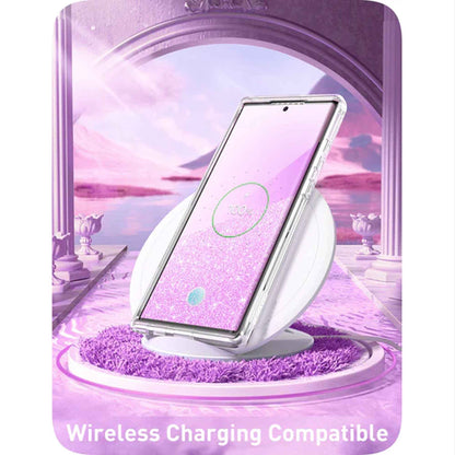 [ONLINE EXCLUSIVE] i-Blason Cosmo Case for Samsung Galaxy S23 Ultra With Build-in Screen Protector - Pink Hearts (Barcode : 843439121713 )