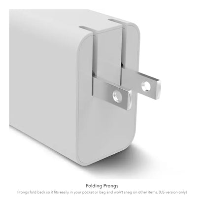 Mophie Speedport 45W GaN - USB C PD Dual Port - White (Barcode: 840056158221 ) - Forexengineer -Malaysia- 840056158221