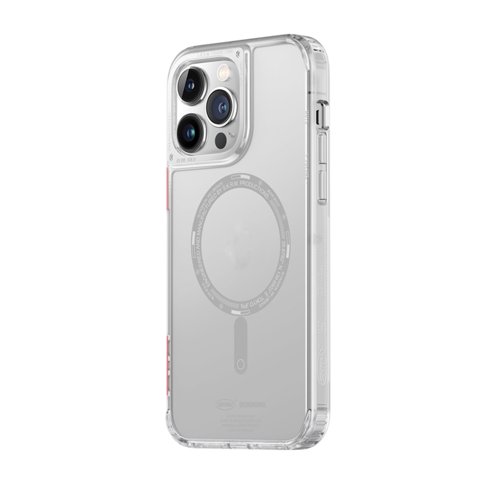 SKINARMA Saido Mag-Charge for iPhone 14 Pro - Compatible with Magsafe - Clear (Barcode: 8886461241976 ) - Forexengineer -Malaysia- 8886461241976