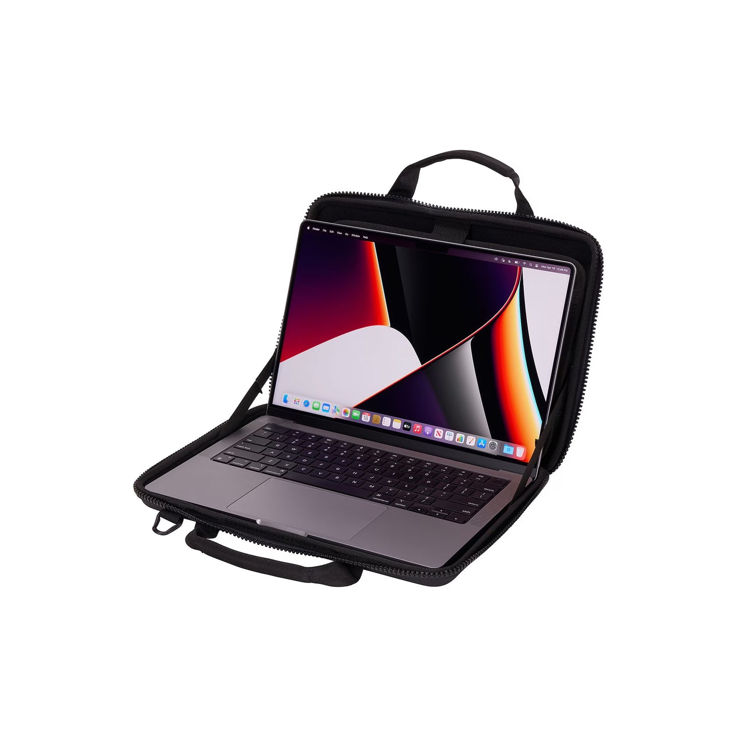 Thule Gauntlet 4.0 for MacBook Pro 14" & 13", MacBook Air, and Laptops up to 31.3 x 22.1 cm - Sleek Laptop Attache - Black - Forexengineer -Malaysia- 0085854254540