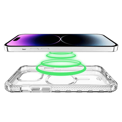 ITSKINS Supreme -- R Clear for iPhone 14 Plus - Magsafe Compatible - Clear White Print ( Barcode: 4894465437879 )