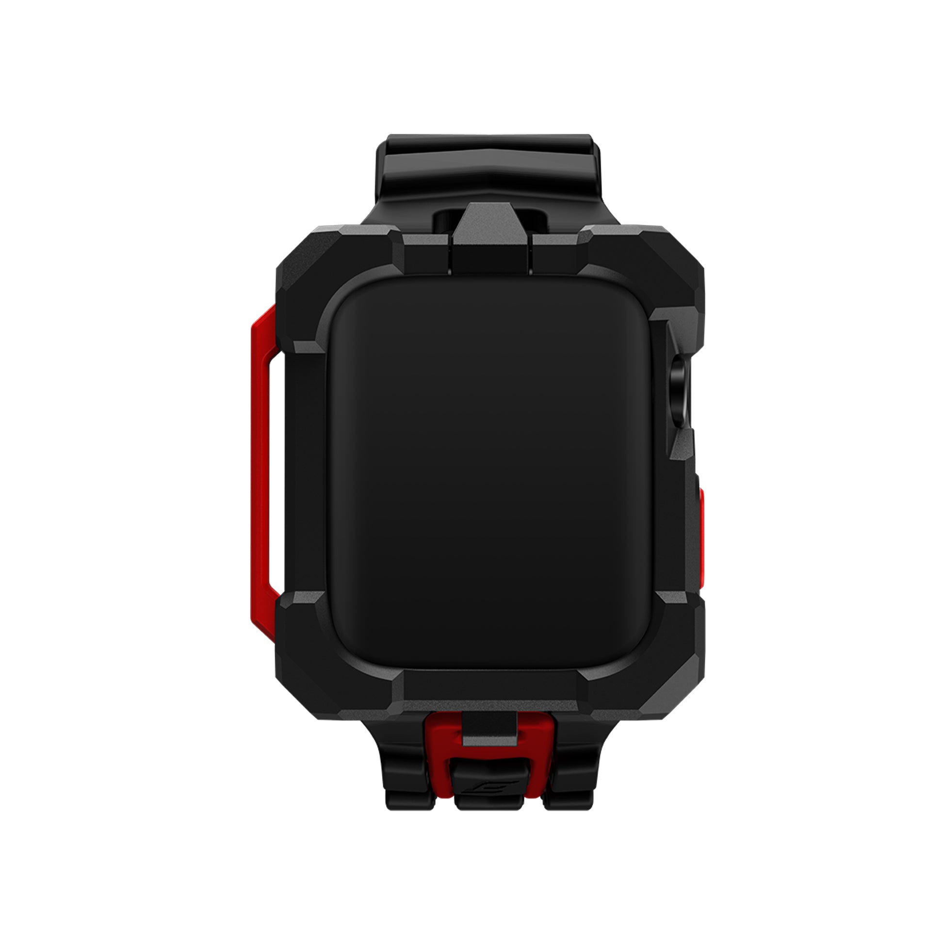 Element Case Special Ops for Apple Watch ( 41mm ) Series 8 - 7 ( Casing + Strap ) - Black-Red (Barcode: 810046112809 ) - Forexengineer -Malaysia- 810046112809