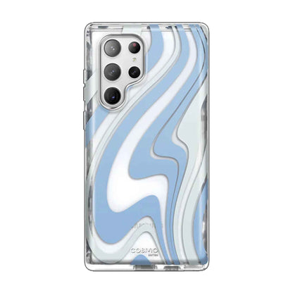 [ONLINE EXCLUSIVE] i-Blason Cosmo Case for Samsung Galaxy S23 Ultra With Build-in Screen Protector - Blue (Barcode : 843439121720 )