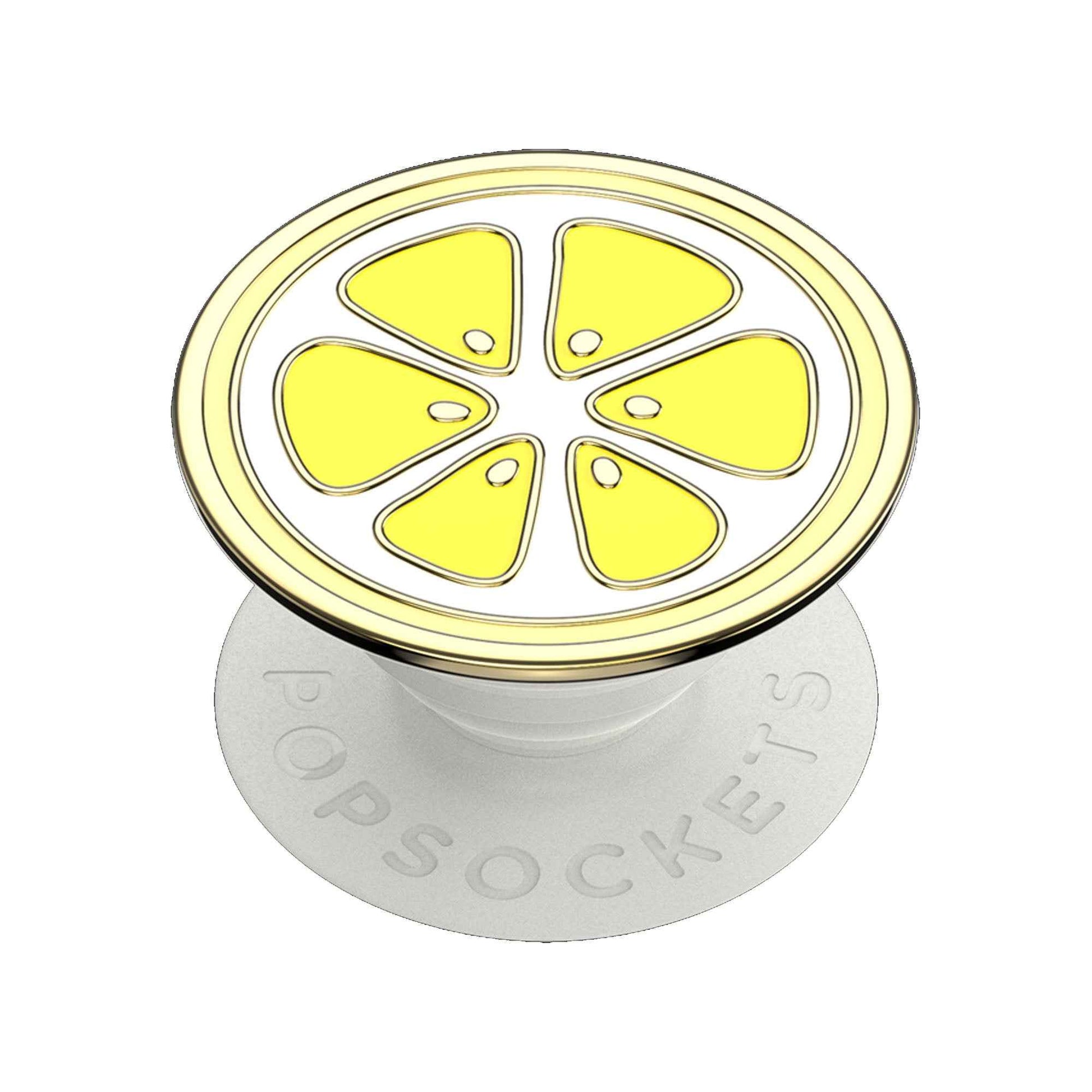 PopSockets PopGrip Premium - Enamel Lemon Slice Yellow (Barcode : 842978165752 )