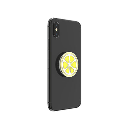 PopSockets PopGrip Premium - Enamel Lemon Slice Yellow (Barcode : 842978165752 ) - Forexengineer -Malaysia- 842978165752