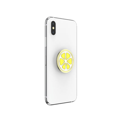 PopSockets PopGrip Premium - Enamel Lemon Slice Yellow (Barcode : 842978165752 ) - Forexengineer -Malaysia- 842978165752
