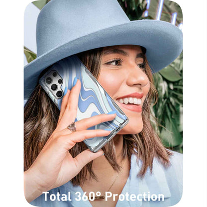 [ONLINE EXCLUSIVE] i-Blason Cosmo Case for Samsung Galaxy S23 Ultra With Build-in Screen Protector - Blue (Barcode : 843439121720 )