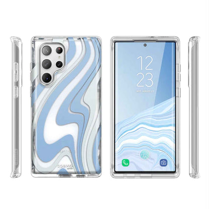 [ONLINE EXCLUSIVE] i-Blason Cosmo Case for Samsung Galaxy S23 Ultra With Build-in Screen Protector - Blue (Barcode : 843439121720 )