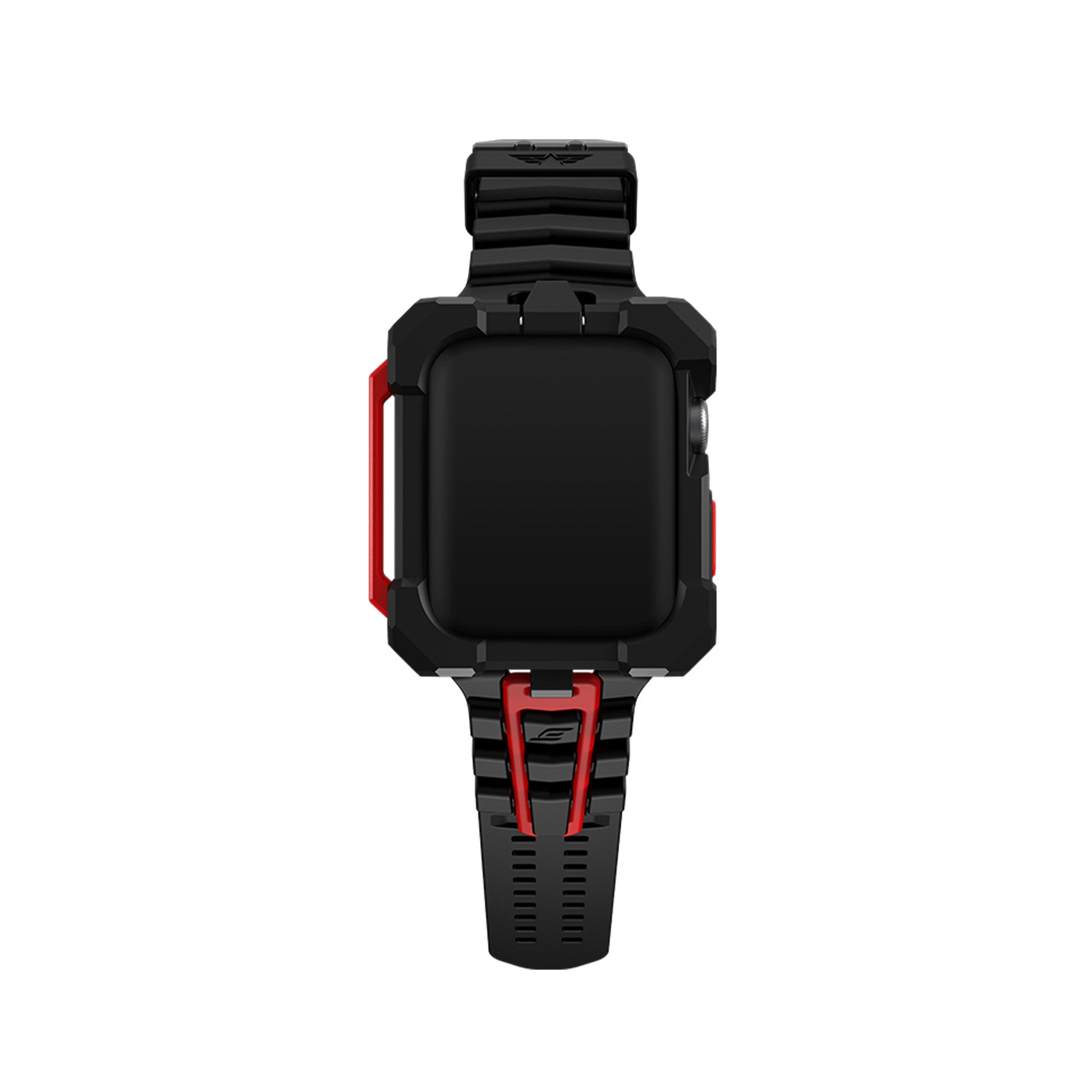 Element Case Special Ops for Apple Watch ( 41mm ) Series 8 - 7 ( Casing + Strap ) - Black-Red (Barcode: 810046112809 ) - Forexengineer -Malaysia- 810046112809