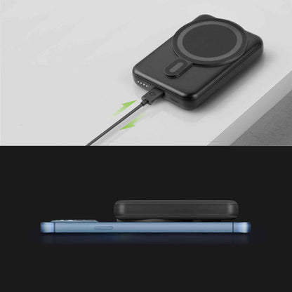 Energea Magpac Mini 10000mAh Magsafe Compatible PD20W With Built-In Stand - Purple (Barcode: 6957879461620 )