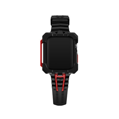 Element Case Special Ops for Apple Watch ( 45mm ) Series 8 - 7 ( Casing + Strap ) - Black-Red (Barcode: 810046112793 ) - Forexengineer -Malaysia- 810046112793
