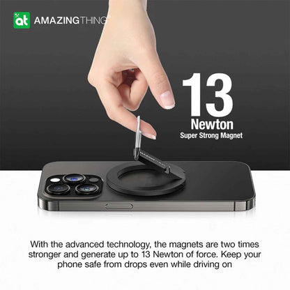 Amazingthing Titan Mag Magnetic Grip with Adjustable Stand - Black (Barcode : 4892878077651 )