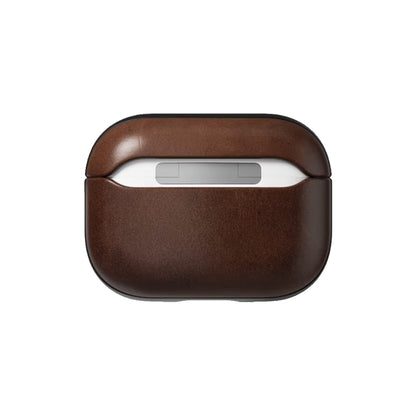 Nomad Modern Leather Horween Case for AirPods Pro 2 ( 2nd Gen ) - Rustic Brown - Forexengineer -Malaysia- 856500019970