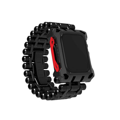 Element Case Black Ops for Apple Watch ( 45mm ) Series 8 - 7 ( Casing + Strap ) - Black-Red (Barcode: 810046112786 )
