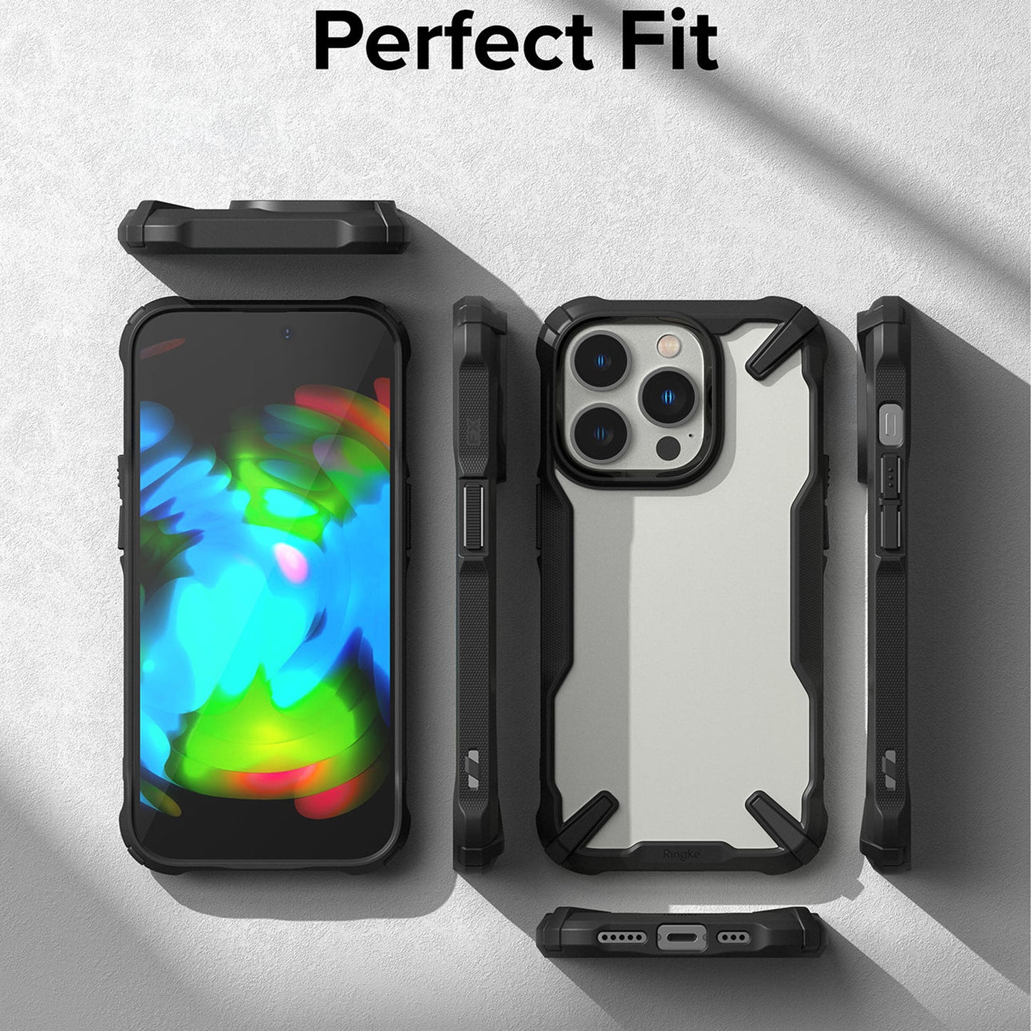Ringke Fusion X Case for iPhone 14 Pro Max - Black (Barcode : RFXIP14PROMAXB )