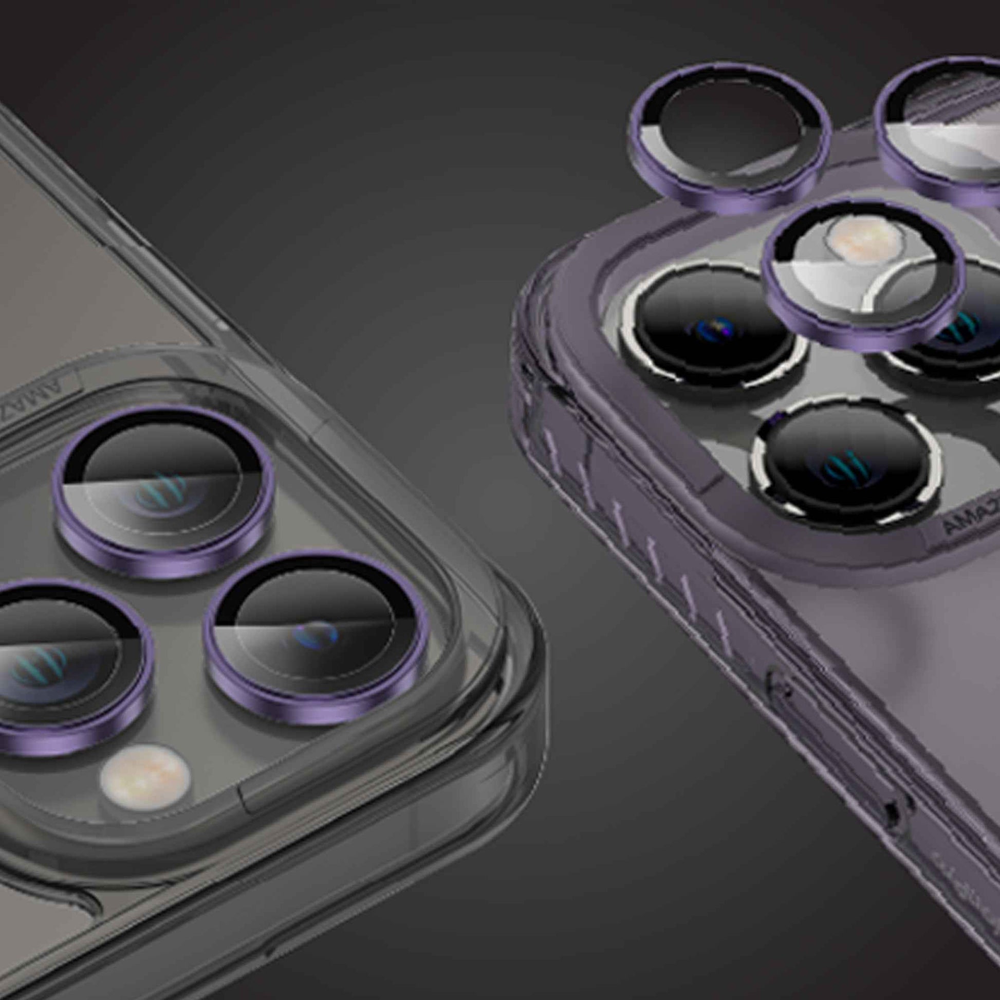Amazingthing Lens Protector for iPhone 14 Pro - 14 Pro Max - Silver (Barcode: 4892878076081 )