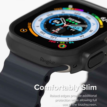[ONLINE EXCLUSIVE] Ringke Slim Case for Apple Watch Ultra 49mm - 2 pcs in 1 Pack - Clear - Titanium Gray ( Barcode: 8809881269023 )