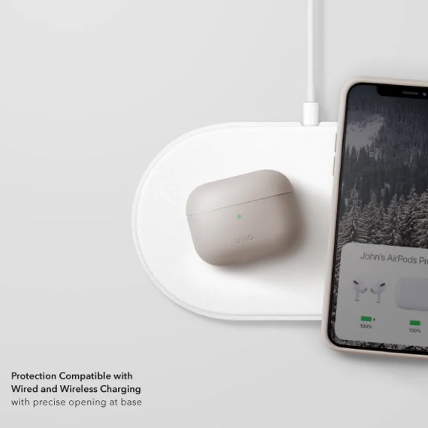 UNIQ Lino Airpods Pro 2 ( 2nd Gen ) - Silicone Case - Mint (Green) ( Barcode: 8886463683545 )