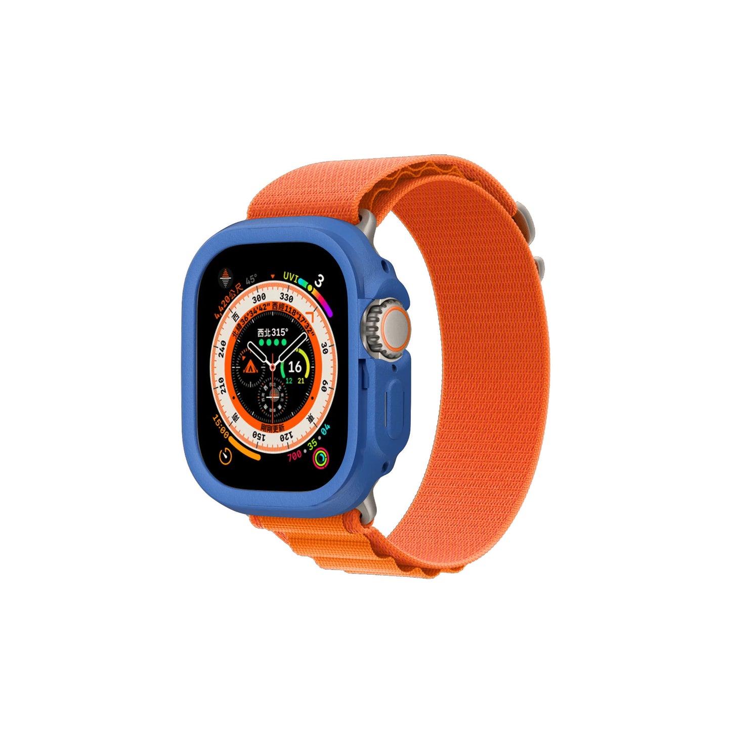 Rhinoshield CrashGuard NX for Apple Watch Ultra 49mm - Cobalt Blue (Barcode : 4711366111052 )