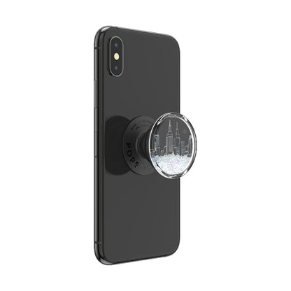 Popsockets PopGrip Luxe Swappable - Tidepool  Snow Globe City Scape (Barcode : 842978186344 ) - Forexengineer -Malaysia- 842978186344