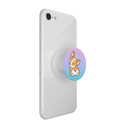 PopSockets PopGrip Swappable - Cheeky Corgi (Barcode : 840173704943 ) - Forexengineer -Malaysia- 840173704943
