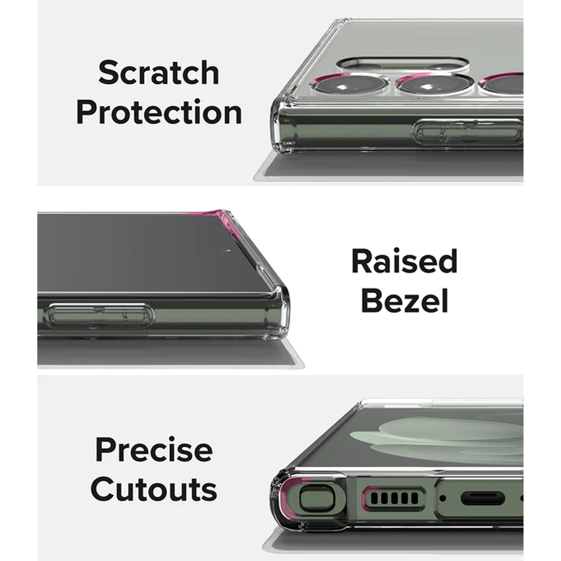 Ringke Fusion Case for Samsung Galaxy S23 - Clear (Barcode : 8809919300162 ) - Forexengineer -Malaysia- 8809919300162