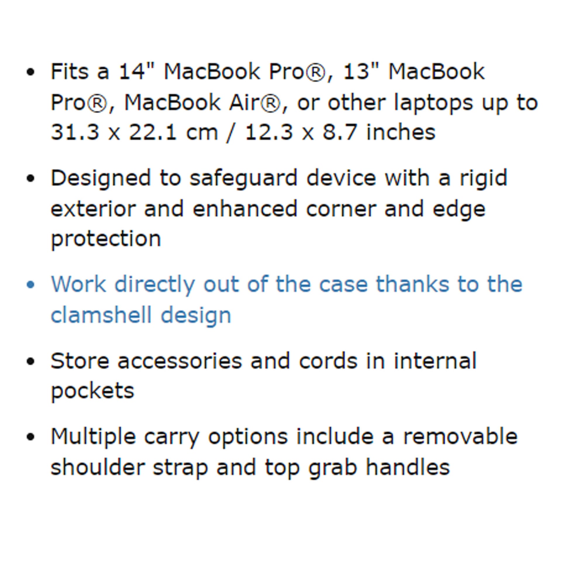 Thule Gauntlet 4.0 for MacBook Pro 14" & 13", MacBook Air, and Laptops up to 31.3 x 22.1 cm - Sleek Laptop Attache - Black - Forexengineer -Malaysia- 0085854254540
