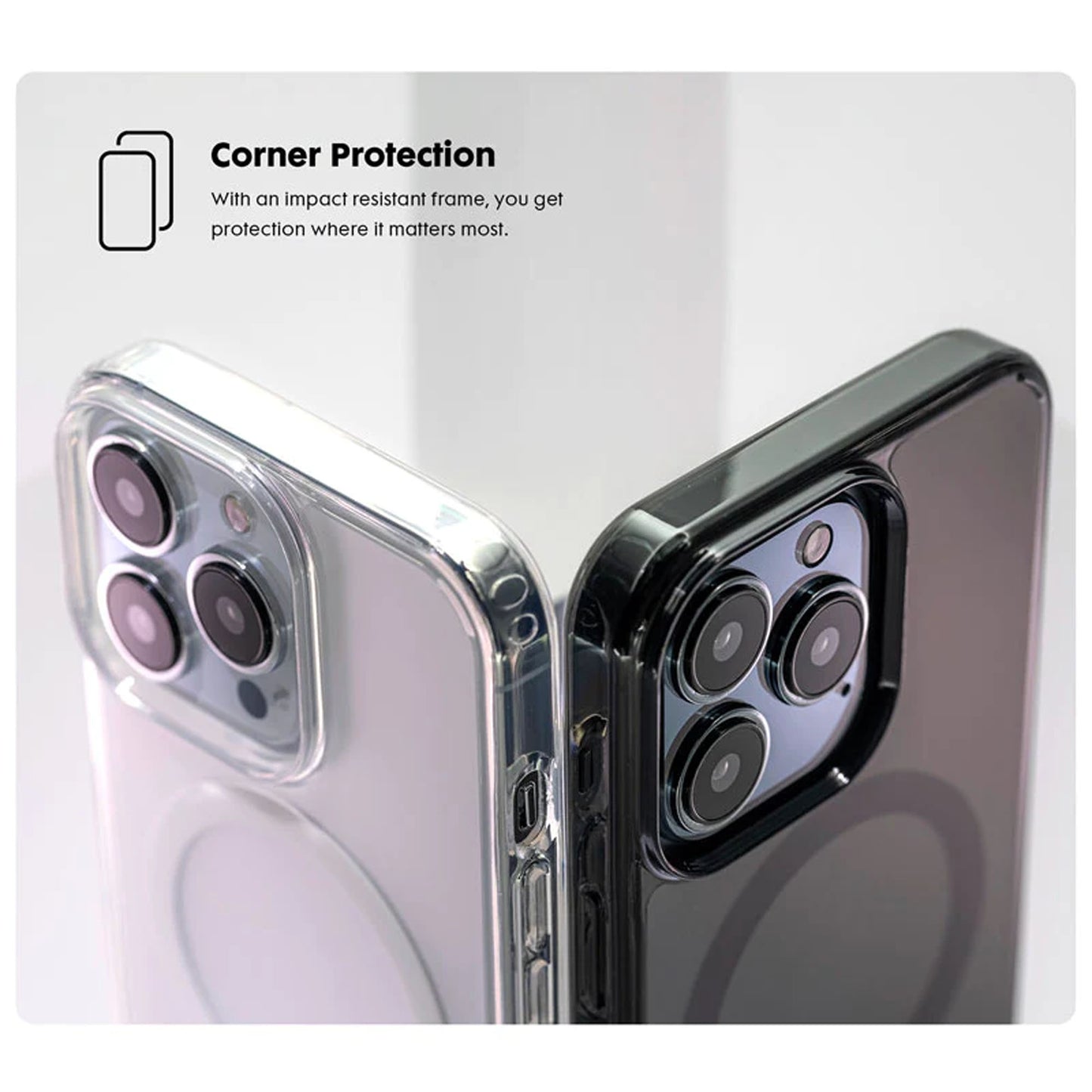 Laut Crystal-M ( Magsafe ) for iPhone 14 Pro Max - Black Crystal (Barcode: 4895206929387 )