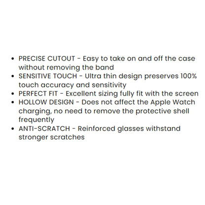 ZEELOT Pishield 2-in-1 Case for Apple Watch Ultra 49mm with Built-In Tempered Glass - Black ( Barcode: 4891011516576 )