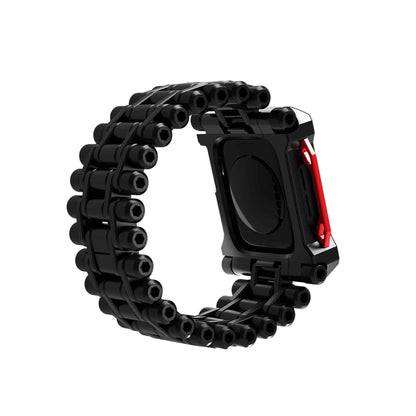 Element Case Black Ops for Apple Watch ( 45mm ) Series 8 - 7 ( Casing + Strap ) - Black-Red (Barcode: 810046112786 )