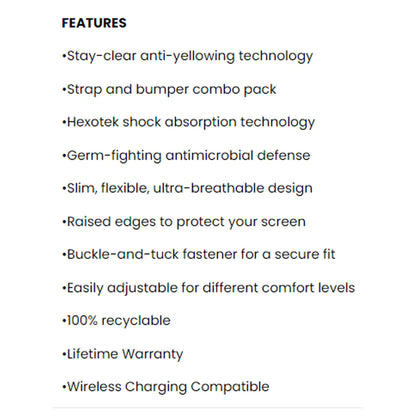 ITSKINS Spectrum Clear Combo ( Strap + Case ) for Apple Watch ( 41mm - 40mm ) Series 8 - SE2 - 7 - 6 - SE - 5 - 4 - Smoke (Barcode: 4894465269302 )