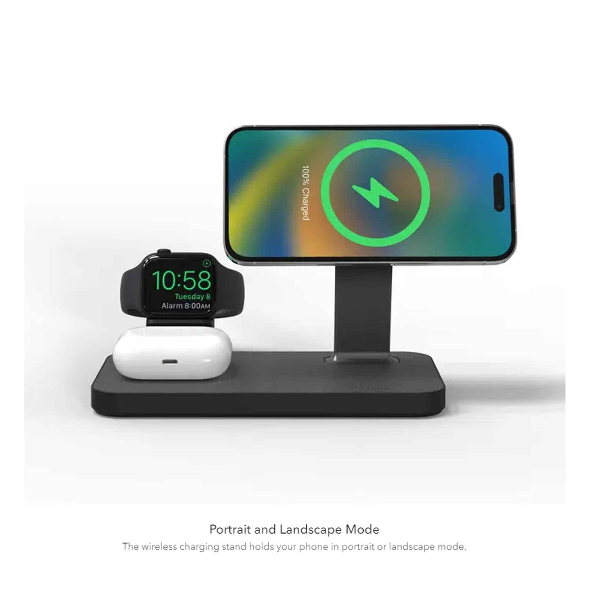 Mophie Snap+ 3 in 1 Wireless Charging Stand - MagSafe compatible