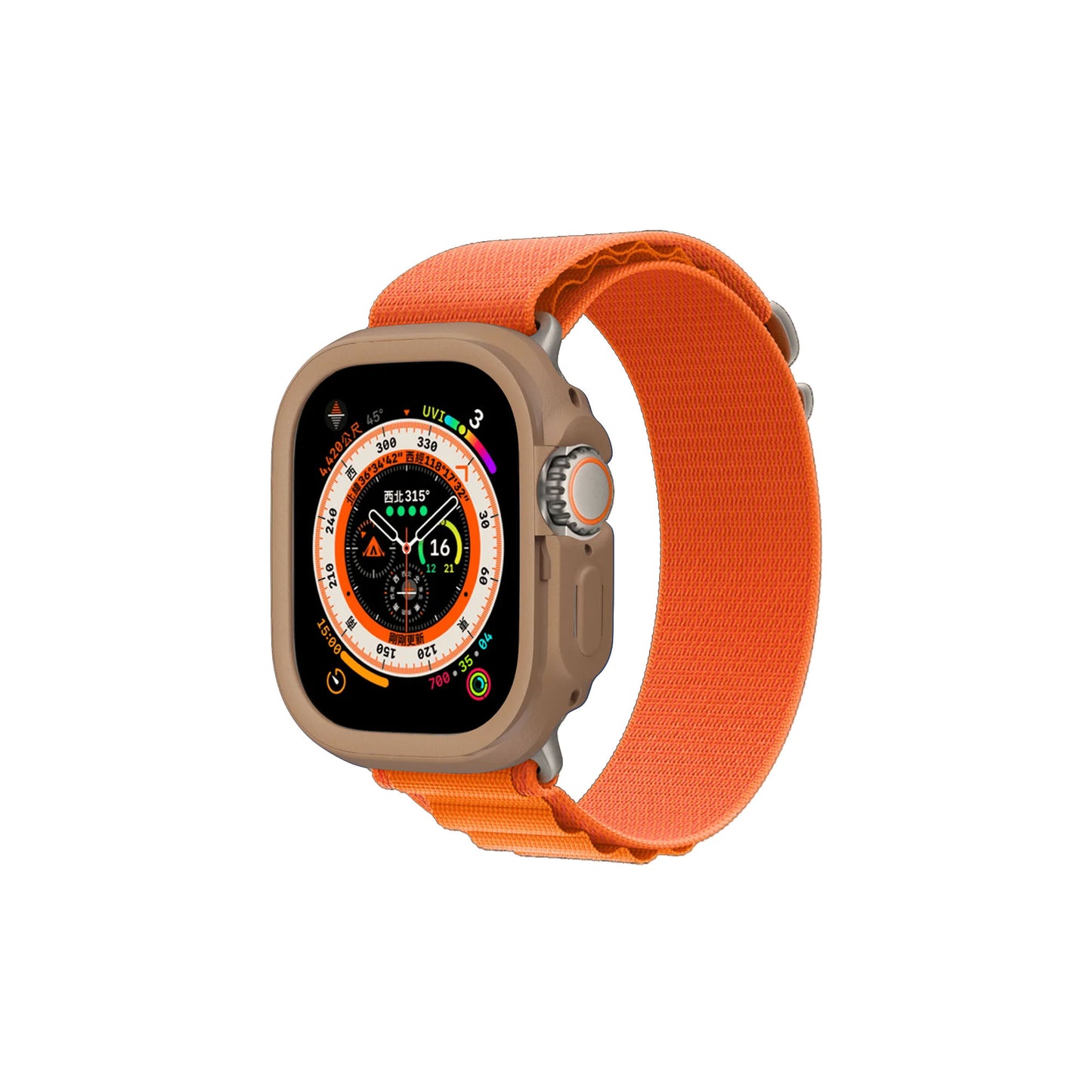 Rhinoshield CrashGuard NX for Apple Watch Ultra 49mm - Antique Bronze (Barcode : 4711366111069 )