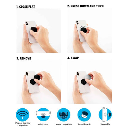 PopSockets Swappable PopGrip Graphic - Pandachella (Barcode : 842978139401 )