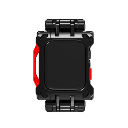 Element Case Black Ops for Apple Watch ( 45mm ) Series 8 - 7 ( Casing + Strap ) - Black-Red (Barcode: 810046112786 ) - Forexengineer -Malaysia- 810046112786