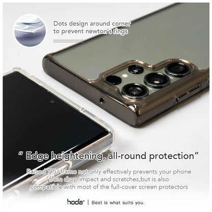Hoda Crystal Pro Glass Case for Samsung S23 Ultra - Military Standard - Clear (Barcode : 4711103548738 )