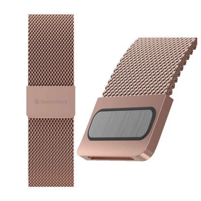 SwitchEasy Mesh Stainless Steel Loop for Apple Watch ALL Ultra & 42/44/45/49MM - Rose Gold (Barcode : 4895241108334 )