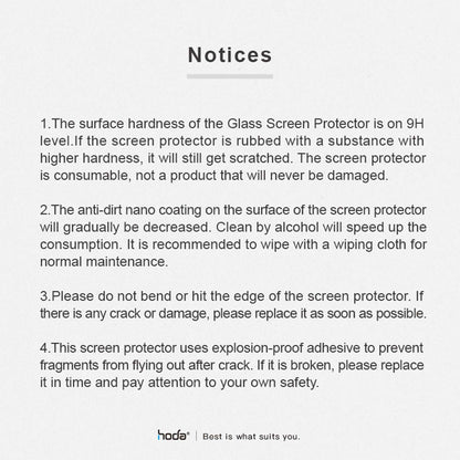 Hoda Tempered Glass for iPad A16 11th Gen ( 2025 ) / iPad 10.9” 10th Gen ( 2022 ) - Ultra Clear 0.3mm Screen Protector (Barcode : 4711103547922 )