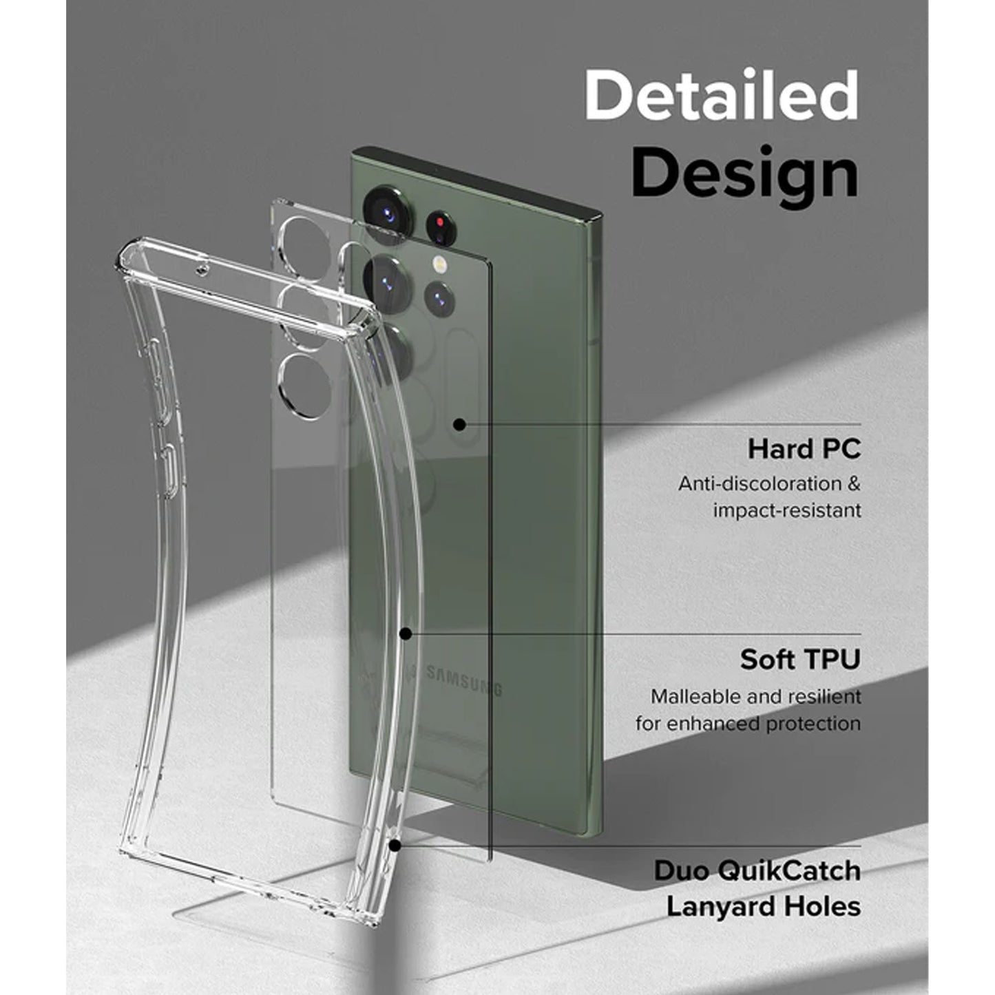 Ringke Fusion Case for Samsung Galaxy S23+ - S23 Plus - Clear (Barcode : 8809919300247 )