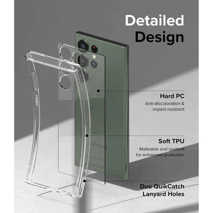 Ringke Fusion Case for Samsung Galaxy S23+ - S23 Plus - Matte Clear (Barcode : 8809919301152 )